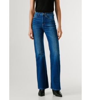 Pepe Jeans para mujer. PL20508054UA Jeans Flare Willa azul (29/30), Casual, Algodón, Denim