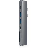 Satechi ST-CMBPM base para portátil y replicador de puertos USB 3.2 Gen 1 (3.1 Gen 1) Type-C Gris