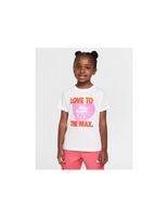camiseta nike nkg love to the max graphic te nina blanco
