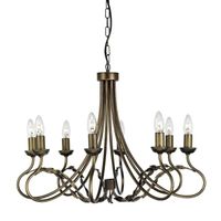lampara de arana olivia 8 luces