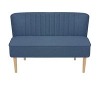 sofa - sofa de salon de tela azul 117x555x77 cm