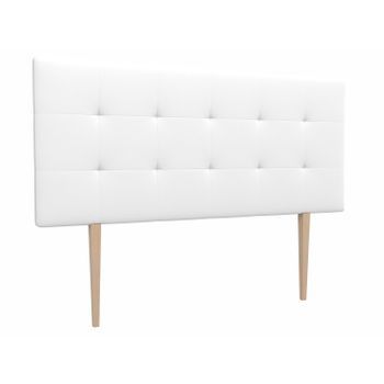 La Web Del Colchon -cabecero Tapizado Corfú Big Para Cama De 200 (210 X 115 Cms) Blanco