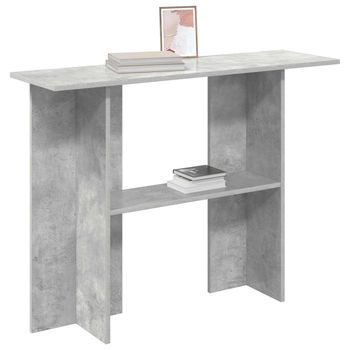 Mesa Consola | Mesa De Entrada Gris Hormigón 100 X 30 X 75 Cm