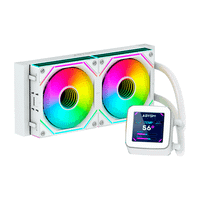 abysm refrigeracion liquida oceanic lcd 240 white argb