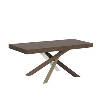 Mesa Extensible 90x130/234 Cm Volantis Premium Estructura Nogal 4/c