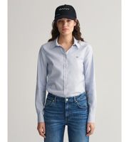 gant para mujer 4300141 camisa oxford slim fit elastica azul 38 casual algodon manga larga