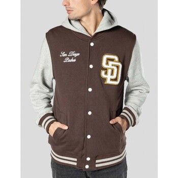 New-Era Chaquetas CHAQUETA SAN DIEGO PADRES MLB THROWBACK PREP BROWN para hombre