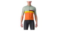 maillot de manga corta castelli p   strong a blocco  strong   p verde naranja