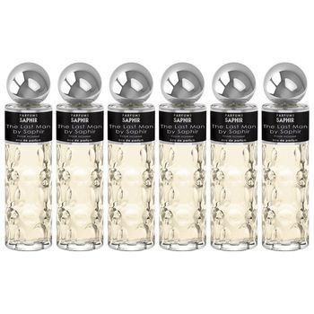 Pack De 6 Eau De Parfum Hombre Saphir The Last Man 200 Ml