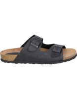 sandalias de piel para mujer interbios 7206 negro 39