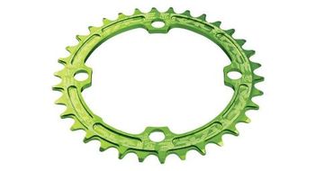 Race face mono meseta estrecha ancha 104mm verde
