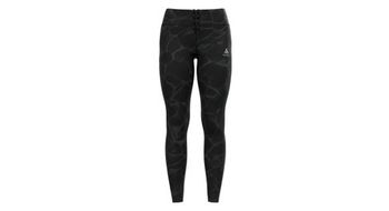 Mallas de running para mujer odlo zeroweight print negro