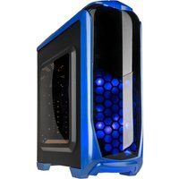 kolink aviator atx mid-tower pc case - blue blue