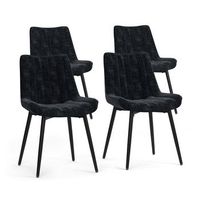 silla de comedor ravlo 51 x 57 cm juego de 4 vicco