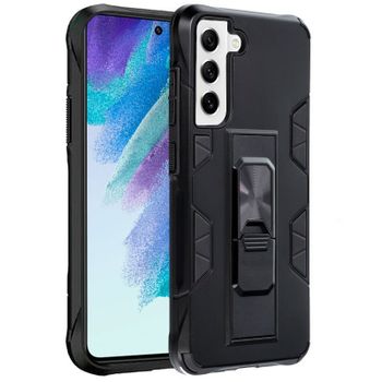 Cool Funda Hard Clip Negro para Samsung Galaxy S21 FE G990B
