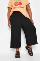 yours pantalones negros capri pernera ancha mujer curvy y tallas grandes yours