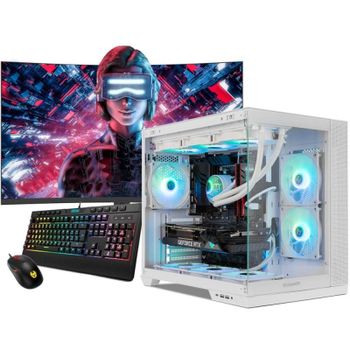 Neo-PC Gaming Intel Core i9-14900KF 64GB 1TB SSD RTX 5060 Monitor 27