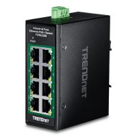 switch trendnet ti-pelc80 8 puertos poe fast ethernet industrial