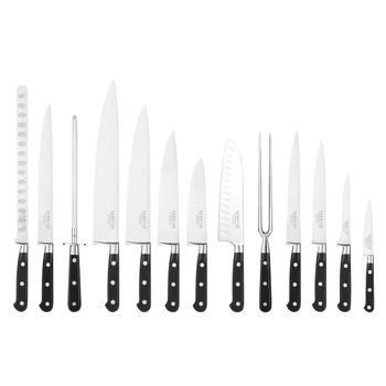 Cuchillo lenguado flexible 18 cm  negro