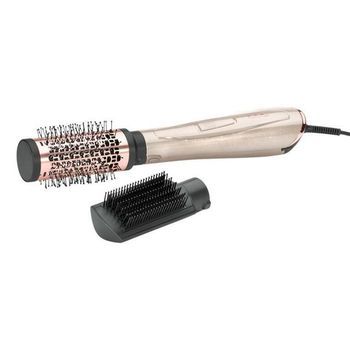 Babyliss As914pe Utensilio De Peinado Cepillo Alisador Caliente Negro, Oro Rosa 1000 W 2,5 M