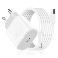 klack cargador carga rapida con cable usb tipo c trenzado compatible iphone 1516 blanco