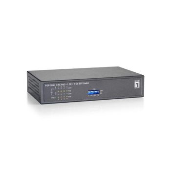 Switch PoE Level One 10 puertos 1G SFP 120W