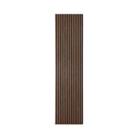 lote de 2 paneles de listones de madera - madera oscura