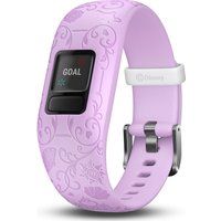 garmin vivofit jr 2 kids activity tracker - lilac disney princess adjustable band
