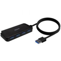 hub aisens 4 puertos 5000 mbits usb 30 modelo a106-0714 cable 60cm negro