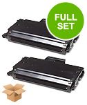 Compatible Multipack Tally T8024 Printer Toner Cartridges (2 Pack) -43593
