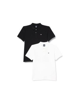 Pack Champion 2 Polo Blanco Negro