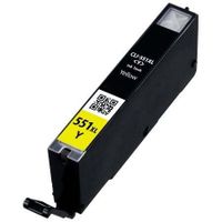 compatible yellow canon cli-551yxl high capacity ink cartridge replaces canon 6446b001