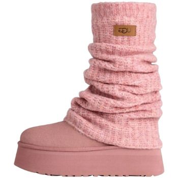 UGG Botines Classic Mini Dipper Legwarmer Boot Pink Dawn para mujer
