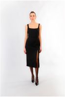 vestido con cremallera black 40