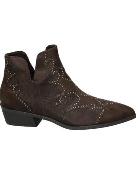 Botines Camperos Skydiva Glow Marrones Con Tacón 36