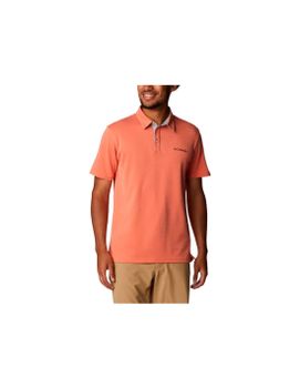 Polo de Montaña Columbia Nelson Point™ Naranja Hombre