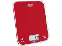 balanza de cocina - tefal optiss 5 kg electronica funcion tara apagado automatico rojo