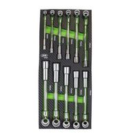 modulo eva fibra de carbono de 11 llaves de tubo tipo l