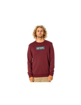 Sudadera Rip Curl Surf Revival Box M Dark red