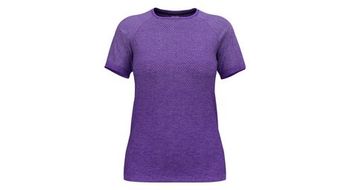Camiseta running mujer odlo essentials sin costuras morado