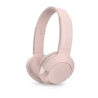 philips on-ear headband wireless headphone pink