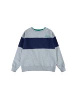 sudadera levis colorblock crewneck boy grey