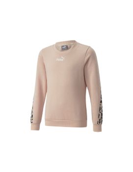 Sudadera Puma Alpha Crew Neck Niña Black