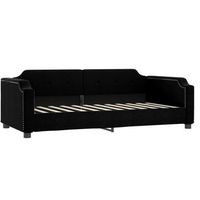 cama para adulto  cama individual  sofa cama sin colchon tela negro 100x200 cm