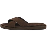 priv lab sandalias brown suede para mujer