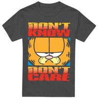 garfield camiseta dont know dont care para hombre