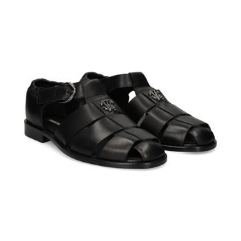 Roberto Cavalli Sandalias Hombre - Negro Talla 43