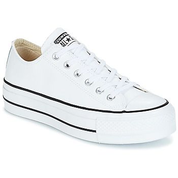 Converse Zapatillas CHUCK TAYLOR ALL STAR LIFT CLEAN OX LEATHER para mujer
