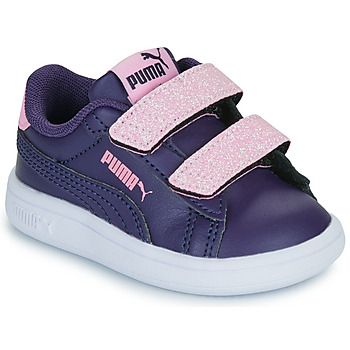 Puma Zapatillas Smash 3.0 L Glitter Velcro V Inf para niña