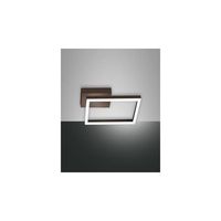 lampara de techo led moderna bard 22w corten 3394-21-361 fabas luce